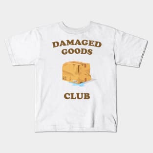 Damaged Goods Club - Trauma Humor Kids T-Shirt